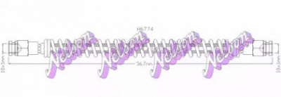 KAWE h6774 -  Тормозной шланг