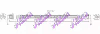 KAWE h6987 -  Тормозной шланг