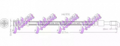 KAWE h6991 -  Тормозной шланг