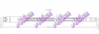 KAWE h7001 -  Тормозной шланг