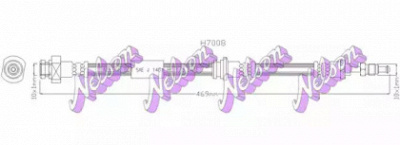 KAWE h7008 -  Тормозной шланг