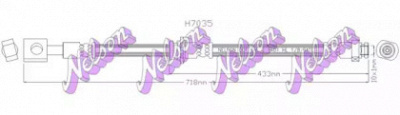 KAWE h7035 -  Тормозной шланг