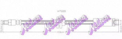 KAWE h7088 -  Тормозной шланг