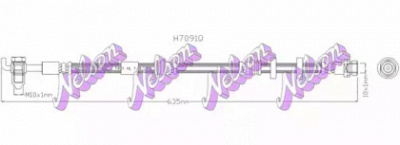 KAWE h7091q -  Тормозной шланг
