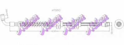 KAWE h7093 -  Тормозной шланг