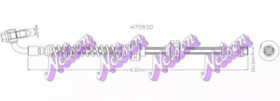KAWE h7093q -  Тормозной шланг