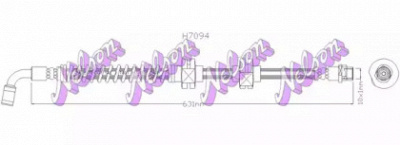 KAWE h7094 -  Тормозной шланг