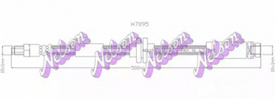 KAWE h7095 -  Тормозной шланг