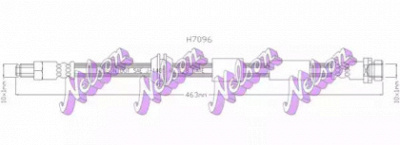 KAWE h7096 -  Тормозной шланг