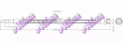 KAWE h7103 -  Тормозной шланг