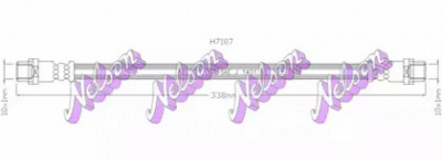 KAWE h7107 -  Тормозной шланг