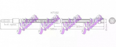 KAWE h7182 -  Тормозной шланг