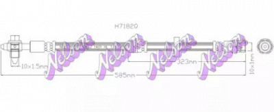 KAWE h7182q -  Тормозной шланг