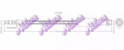 KAWE h7186 -  Тормозной шланг