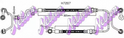KAWE h7207 - Тормозной шланг