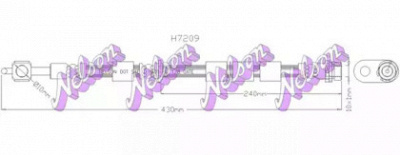 KAWE h7209 -  Тормозной шланг