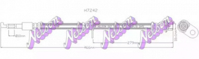 KAWE h7242 -  Тормозной шланг