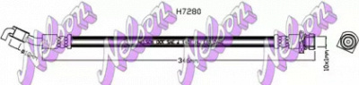 KAWE h7280 -  Тормозной шланг