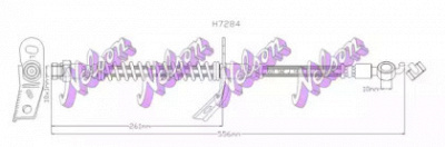 KAWE h7284 -  Тормозной шланг