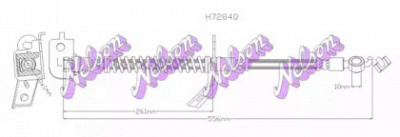 KAWE h7284q -  Тормозной шланг