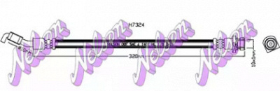 KAWE h7324 -  Тормозной шланг