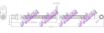 KAWE h7351 -  Тормозной шланг