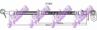 KAWE h7383 -  Тормозной шланг