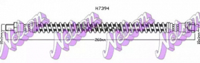 KAWE h7394 -  Тормозной шланг