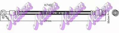 KAWE h7402 -  Тормозной шланг