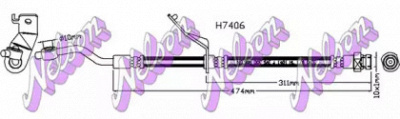 KAWE h7406 -  Тормозной шланг