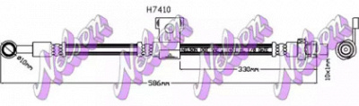 KAWE h7410 -  Тормозной шланг