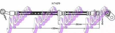 KAWE h7429 -  Тормозной шланг
