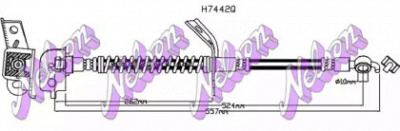 KAWE h7442q -  Тормозной шланг