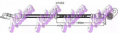 KAWE h7453 -  Тормозной шланг
