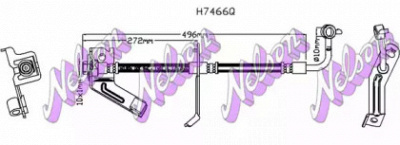 KAWE h7466q -  Тормозной шланг