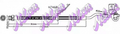 KAWE h7468 -  Тормозной шланг