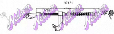 KAWE h7474 -  Тормозной шланг
