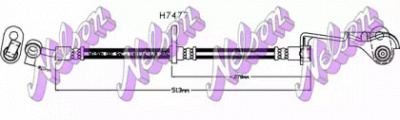KAWE h7477 -  Тормозной шланг