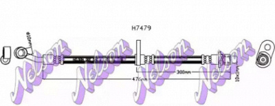KAWE h7479 -  Тормозной шланг
