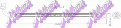 KAWE h7504 -  Тормозной шланг