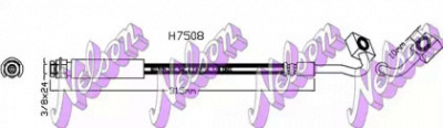 KAWE h7508 -  Тормозной шланг