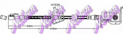 KAWE h7539 -  Тормозной шланг