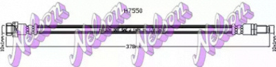 KAWE h7550 -  Тормозной шланг