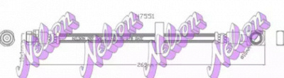 KAWE h7551 -  Тормозной шланг