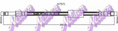 KAWE h7571 -  Тормозной шланг