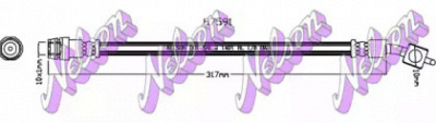 KAWE h7591 -  Тормозной шланг