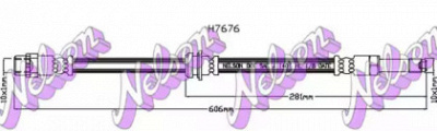 KAWE h7676 -  Тормозной шланг