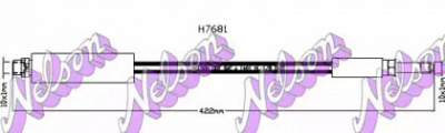KAWE h7681 -  Тормозной шланг