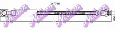 KAWE h7768 -  Тормозной шланг