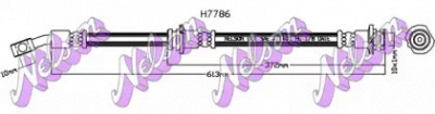KAWE h7786 -  Тормозной шланг